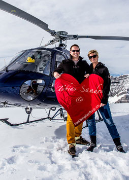 Romantik Package mit Helikopterflug  ab Lauterbrunnen