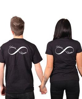 2 x T-Shirt "Infinity" + Wunschnamen