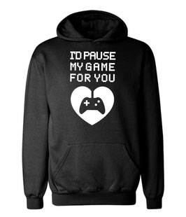 Kapuzenpullover "PAUSE MY GAME" für Damen