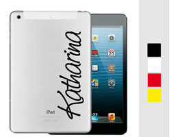 iPad mini Sticker "Wunschname"