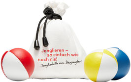 Jonglierbälle 3er Set mit Jonglieranleitung