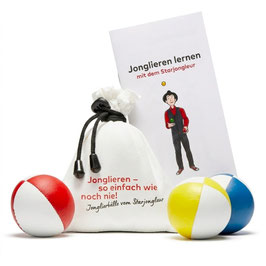 Jonglierbälle 3er Set mit Jonglieranleitung
