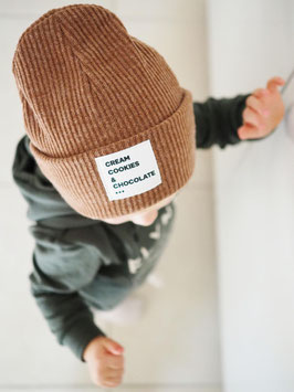 Ripp Knit I Hipster Beanie I Chocolata I Patch I Choose Your Statement