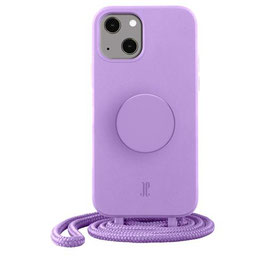 JUST ELEGANCE PopGrip iPhone 14 P Lavendel Necklace Cover Popskets