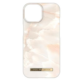 IPH15P ROSE PEARL MARBLE IDEAL OF SWEDEN  Designer Hard-Cover 15 Pro