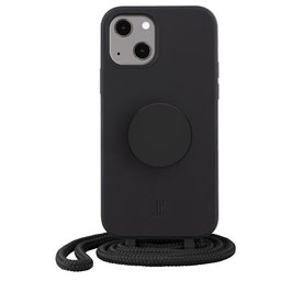 COVER IPH14PM POPGRIP SW JUST ELEGANCE PopGrip iPhone 14 Pro Max Black Necklace Cover Popskets