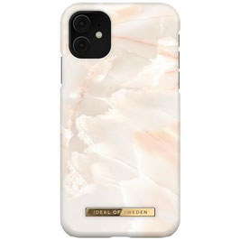 COVER IPH11/XR ROSE PEARL MARBLE IDEAL OF SWEDEN iPhone 11/Xr  Designer Hard-Cover