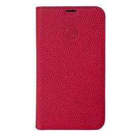 PH15P BOOK RT-GM MIKE GALELI iPhone 15 Pro  Book-Cover cuoio lampone