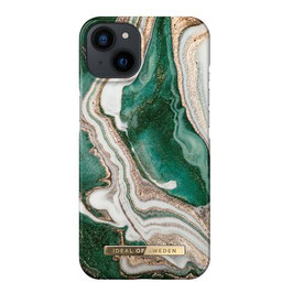 COVER IPH14 PL GOLDEN JADE IDEAL OF SWEDEN iPhone 14 Plus Designer Hard-Cover