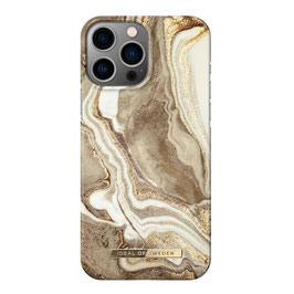 COVER IPH14 PM GOLDEN SAND MARBLE IDEAL OF SWEDEN iPhone 14 Pro Max  Designer Hard-Cover