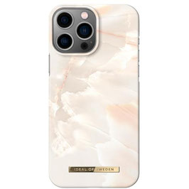 COVER IPH13PM ROSE PEARL MARBLE IDEAL OF SWEDEN iPhone 13 Pro Max  Designer Hard-Cover
