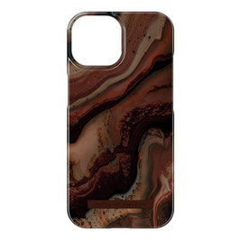 IPH15 DARK AMBER MARBLE IDEAL OF SWEDEN  Designer Hard-Cover