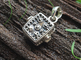 Anhänger, zum Öffnen, geschwärztes 925 Sterlingsilber AHS 073