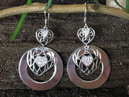 Ohrringe, 925 Sterlingsilber OR 039