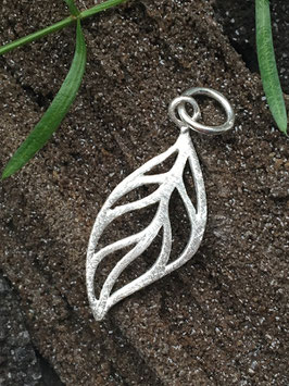 Anhänger 'Blatt', 925 Sterlingsilber AHS 033