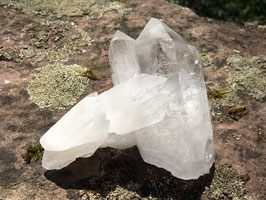 Bergkristall Stufe, naturbelassen M-020