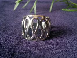 Damenring aus 925 Sterling Silber, R 018