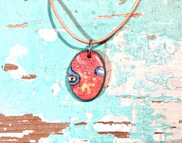Kette oval orange