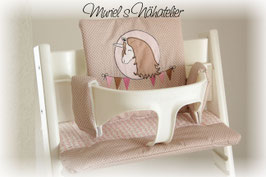 Tripp Trapp Kissen-Set "Einhorn" rosa-taupe