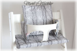 Tripp Trapp Kissen Strickoptik "versandfertig"