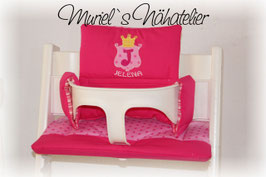 Tripp Trapp Sitzkissen "Royaler Wappen" pink-rosa