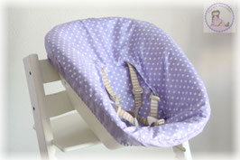 Bezug für das Newborn Set "lila Sterne"