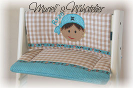 Tripp Trapp Kissen-Set "Piratenjunge" ohne Babyset (beige-türkis) A