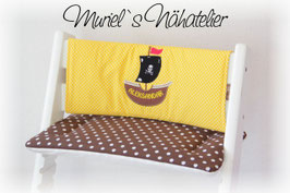 Tripp Trapp Kissen-Set "Piratenschiff" (braun-gelb)