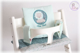 Tripp Trapp Kissen-Set "Löwenbaby" mint-petrol-tape