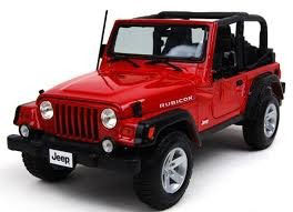 Jeep Wrangler Rubicon offen 1997-2006 rot