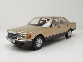 Mercedes-Benz S-Klasse 500 SE W126 Phase I 1980-1985 beige met. / dunkelbraun