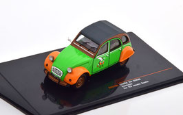 Citroën 2CV Deuchine Association 1984 grün / orange / schwarz