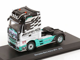 Mercedes-Benz Actros MP4 Zugmaschine 2012 AMG Petronas F1 Team weiss / türkis / schwarz / Decor
