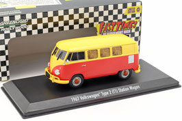 VW T1c Bus 1963-1967 "Film Fast Times at Ridgemont High 1982 rot / gelb"