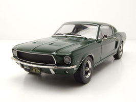 Ford Mustang GT Fastback Coupé 1968 dunkelgrün met. "Steve McQueen"