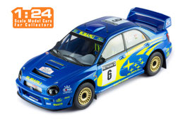 Subaru Impreza S7 WRC #6 Rallye WM Rally of Great Britain 2001 P. Solberg / P. Mills blau met. / Decor