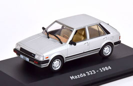 Mazda 323 / Familia II Phase II 1983-1985 silber met. / schwarz