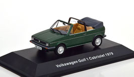 VW Golf I Cabriolet Phase I 1979-1987 dunkelgrün met.