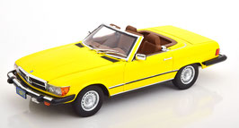 Mercedes-Benz 450 SL R107 1973-1980 "TV-Serie Hart aber Herzlich 1979-1984 gelb mit schwarzem Softtop"