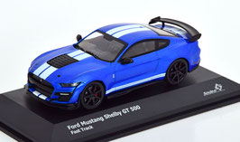 Ford Mustang GT500 Fast Track 2020 blau met. / weiss / schwarz