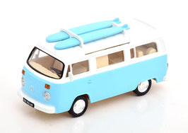 VW T2b Camper Bus 1972-1979 hellblau / weiss