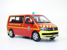 VW T6 Bus 2015-2019 "Feuerwehr SDIS en Montagne rot / gelb / Decor"