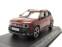 Renault 4 E-Tech 100% Electric seit 2025 dunkelrot met. / schwarz