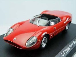 Abarth OT 2000 Sport Spider 1966 rot