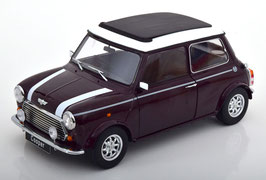 Austin / Rover Mini Cooper VII MPI 1996-2000 RHD dunkelviolett / weiss / Faltdach schwarz lässt sich öffnen