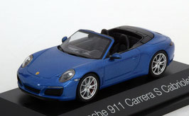 Porsche 911 / 991 Carrera S Cabriolet Phase II seit 2015 blau met.