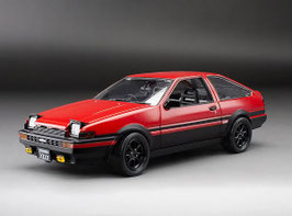 Toyota Sprinter Trueno AE86 1983-1987 RHD rot / schwarz