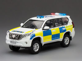 Toyota Land Cruiser Prado J15 Phase IV 2022-2024 "Police UK HK Traffic New Territories South Region weiss / Decor gelb / blau"