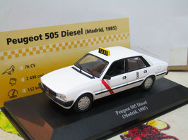 Peugeot 505 GTD Phase I 1979-1986 TAXI Madrid weiss
