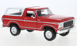 Ford Bronco Custom 1978-1979 rot / weiss